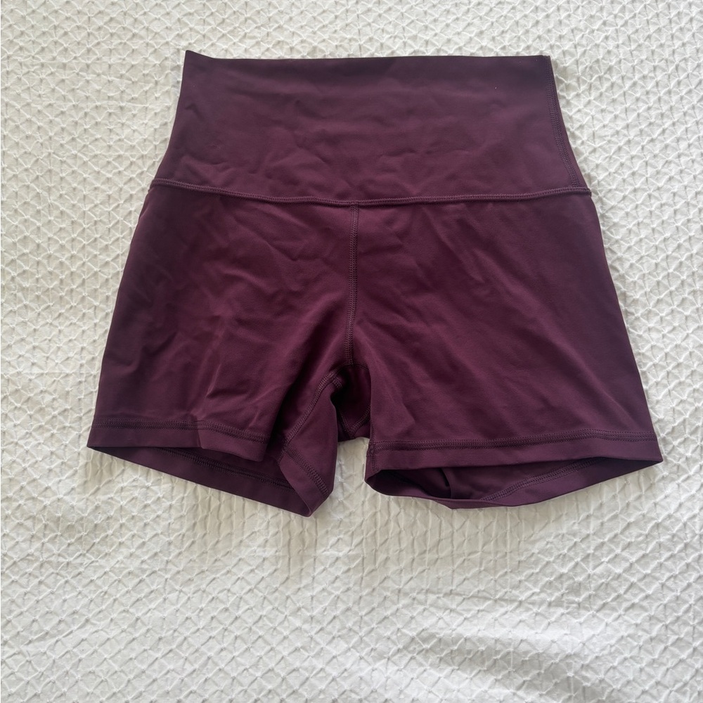 Women's High-Waisted Purple Shorts Amazon